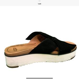 UGG Women's Black Suede Slippers